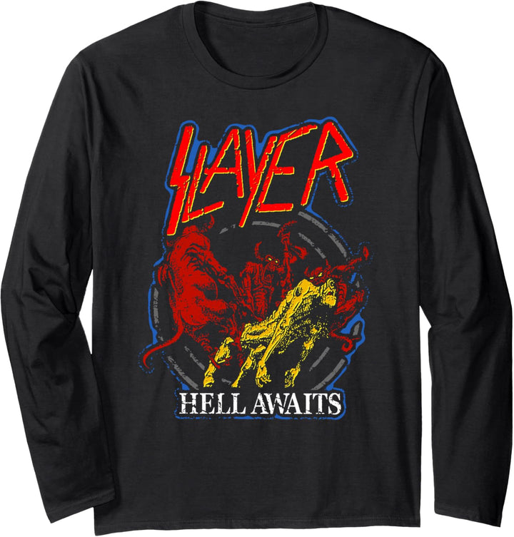 Slayer - Primary Colors Hell Awaits Langarmshirt