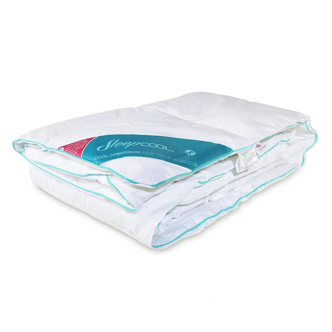 SleepCOOL Temperaturregulierende Bettdecke 155cmx220cm (490g) - COOL.XPRESSION - Leichte, atmungsakt