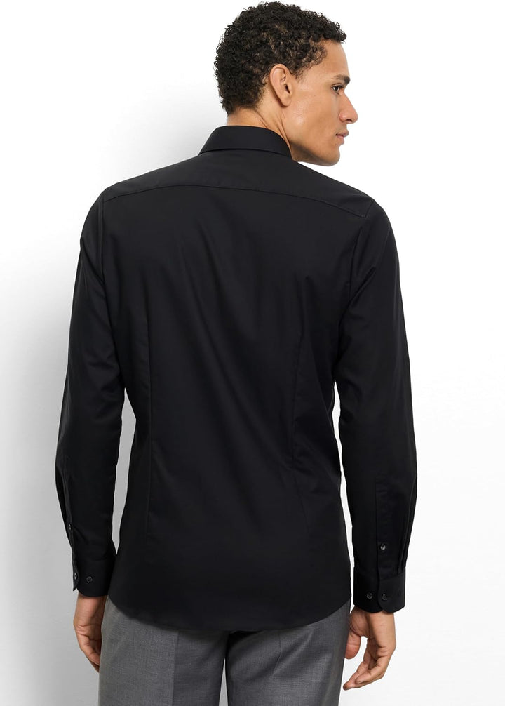 OLYMP Herren Oberhemd Langarm 216014,Twill,366 Level 5 Body fit (15.05.2015 - F16),New York Kent-2 4