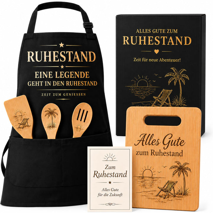 Rentner Geschenk Mann – Renteneintritt Geschenk Männer, Ruhestand-Set