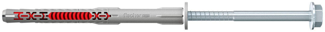 fischer DuoXpand 10 x 120 FUS, hochwertiger Universaldübel mit Sechskantschraube & angeformter U-Sch