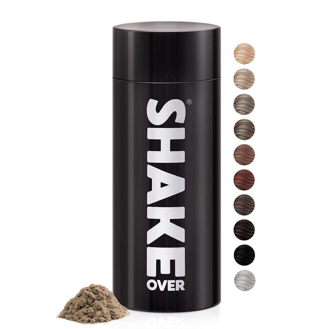 SHAKE OVER Veganes Streuhaar zur Haarverdichtung, mit Zink angereicherte Fasern, hochwertiges Schütt
