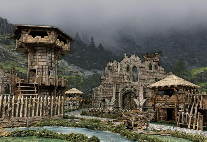 Battle Systems Fantasy Wargames Terrain Battlefield - Multi Level Tabletop War Game Board - Wargamin