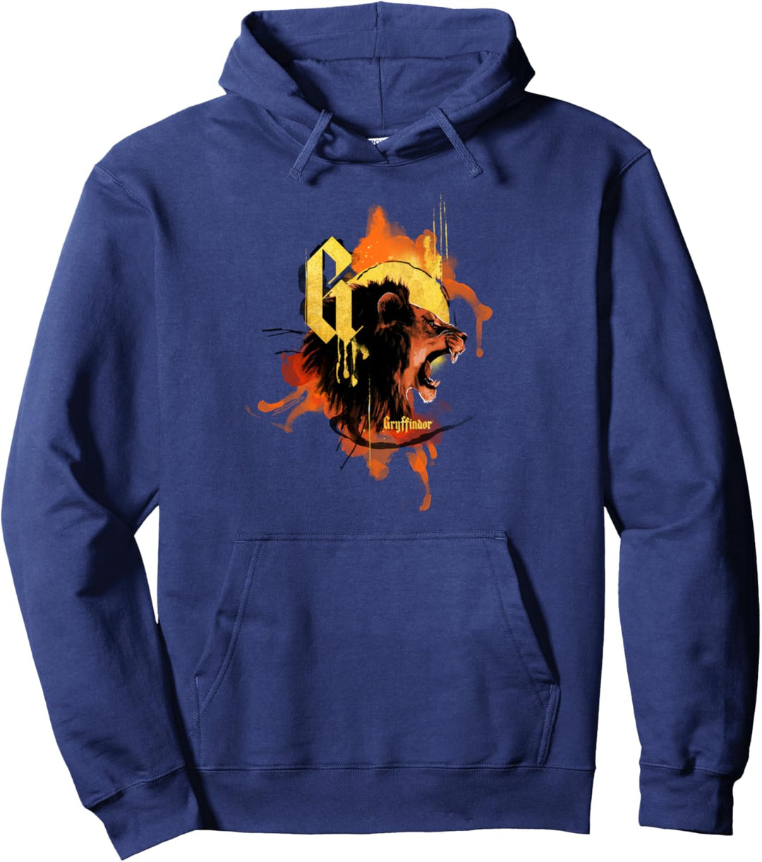 Harry Potter Urban Elegance Gryffindor Lion Pullover Hoodie