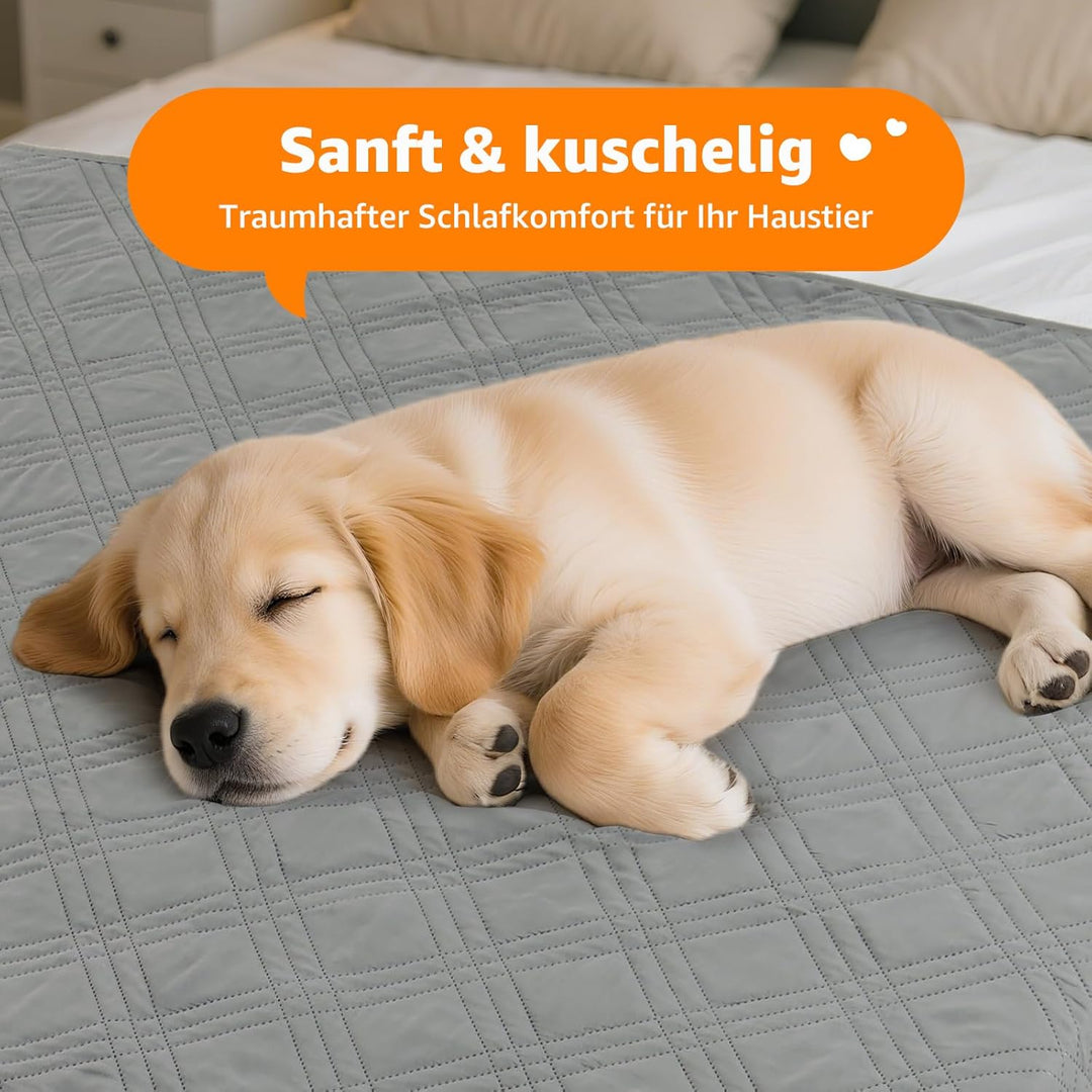 PICK FOR LIFE 137x208cm wasserdichte Hundedecken, extra gross und Waschbar Haustier Decke für Hunde,