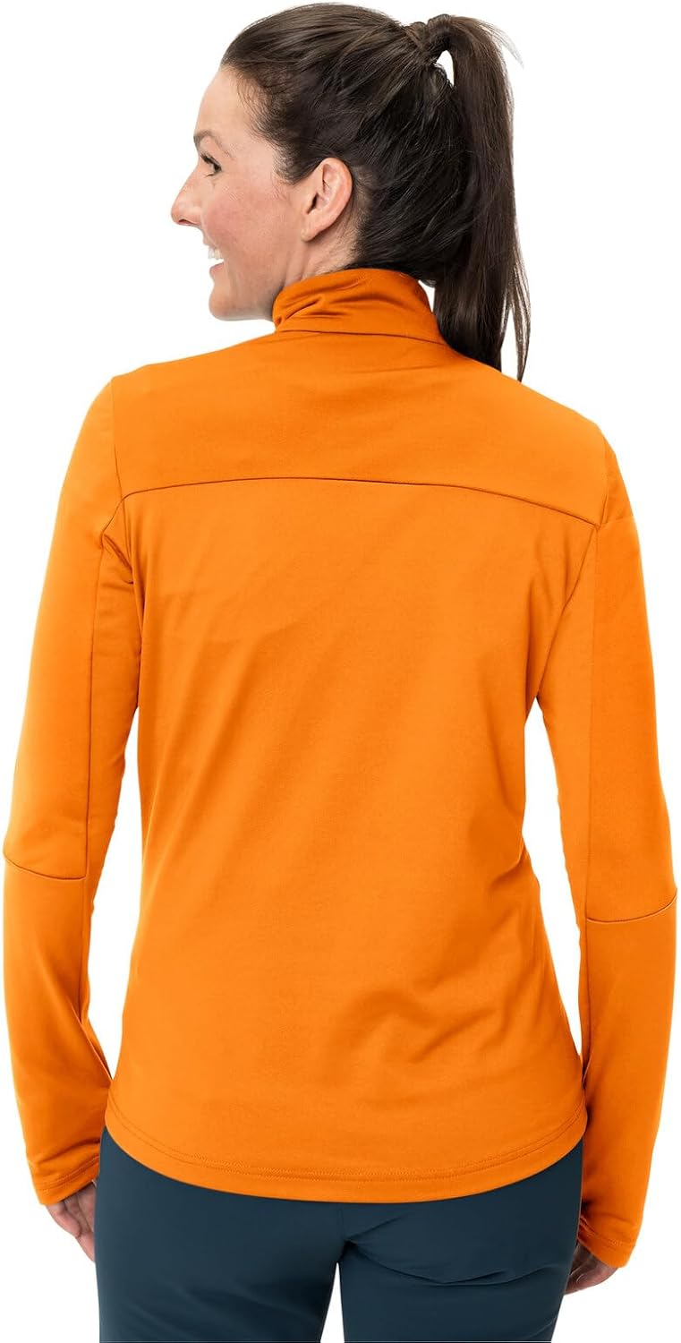 VAUDE Pullover Women's Livigno Halfzip II 34 Kurkuma, 34 Kurkuma