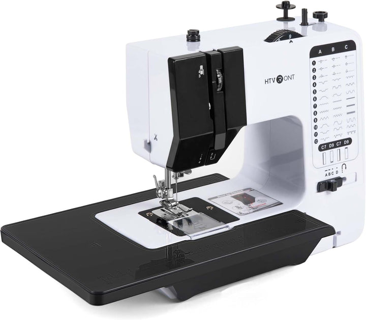 HTVRONT Nähmaschine mit Verlängerungstisch- Sewing Machine Nähmaschine Anfänger mit 38 Nähprogrammen