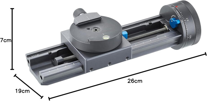 Novoflex Castel M Einstellschlitten mit Fokusrad