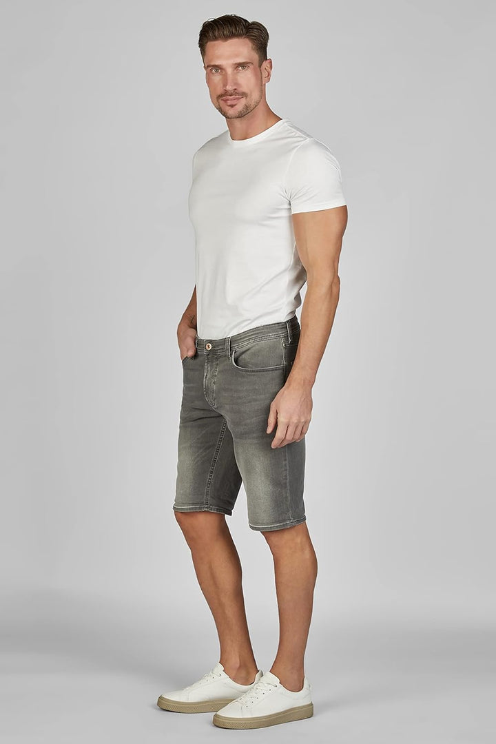 Hattric Herren 5-Pocket-Shorts Jogg-Denim Grey 29W Grau, 29W Grau