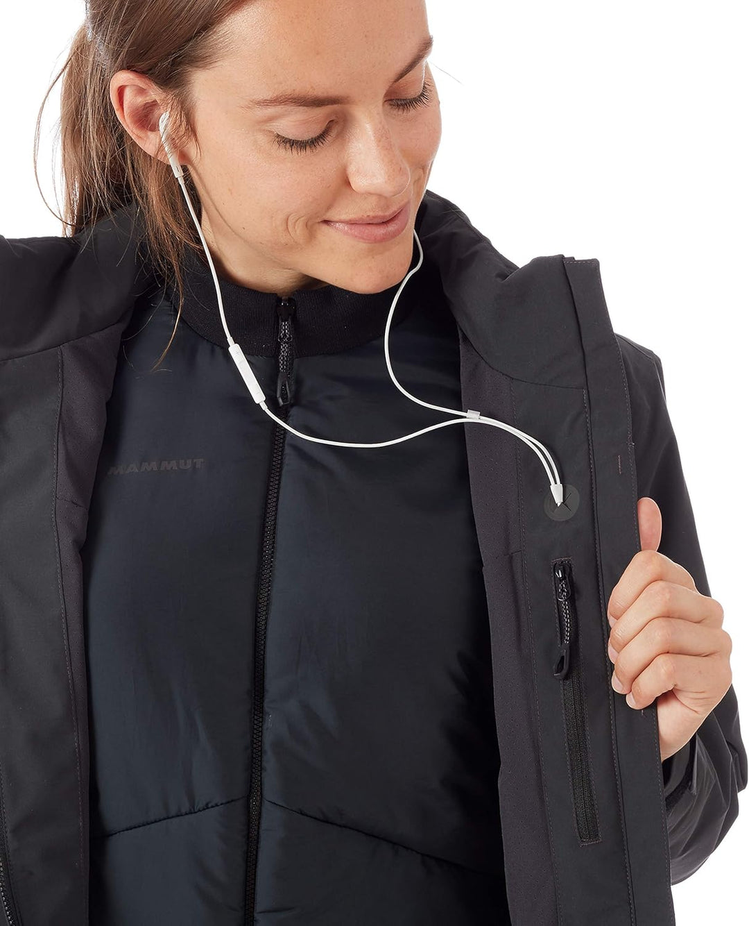 Mammut Damen Hardshell-Jacke mit Kapuze Trovat Hooded XS black-black, XS black-black