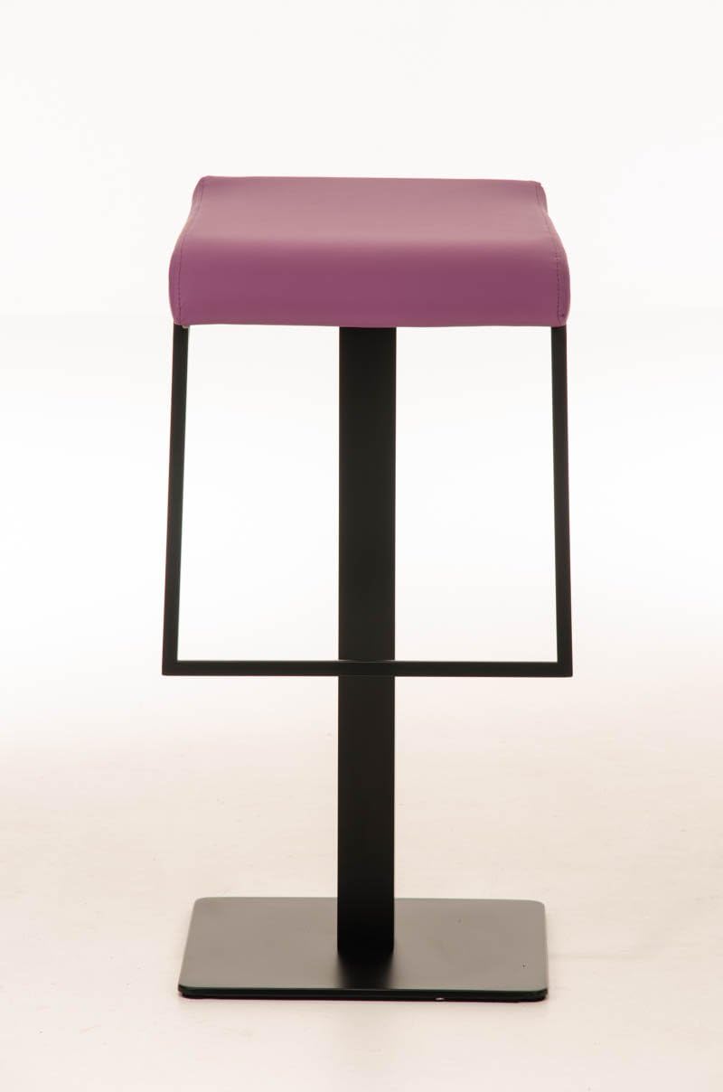 CLP Barhocker Lameng Kunstleder I Thekenhocker Mit Metallgestell Und Fussstütze I Sitzhöhe: 78 cm I