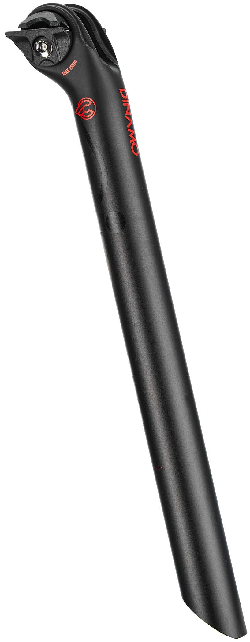 Cinelli Dinamo Fahrrad-Sattelstütze – 31,6 mm Black Anodized, Black Anodized