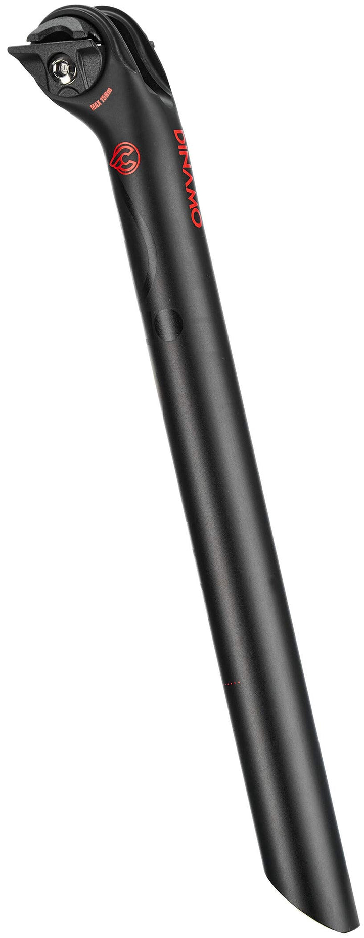 Cinelli Dinamo Fahrrad-Sattelstütze – 31,6 mm Black Anodized, Black Anodized