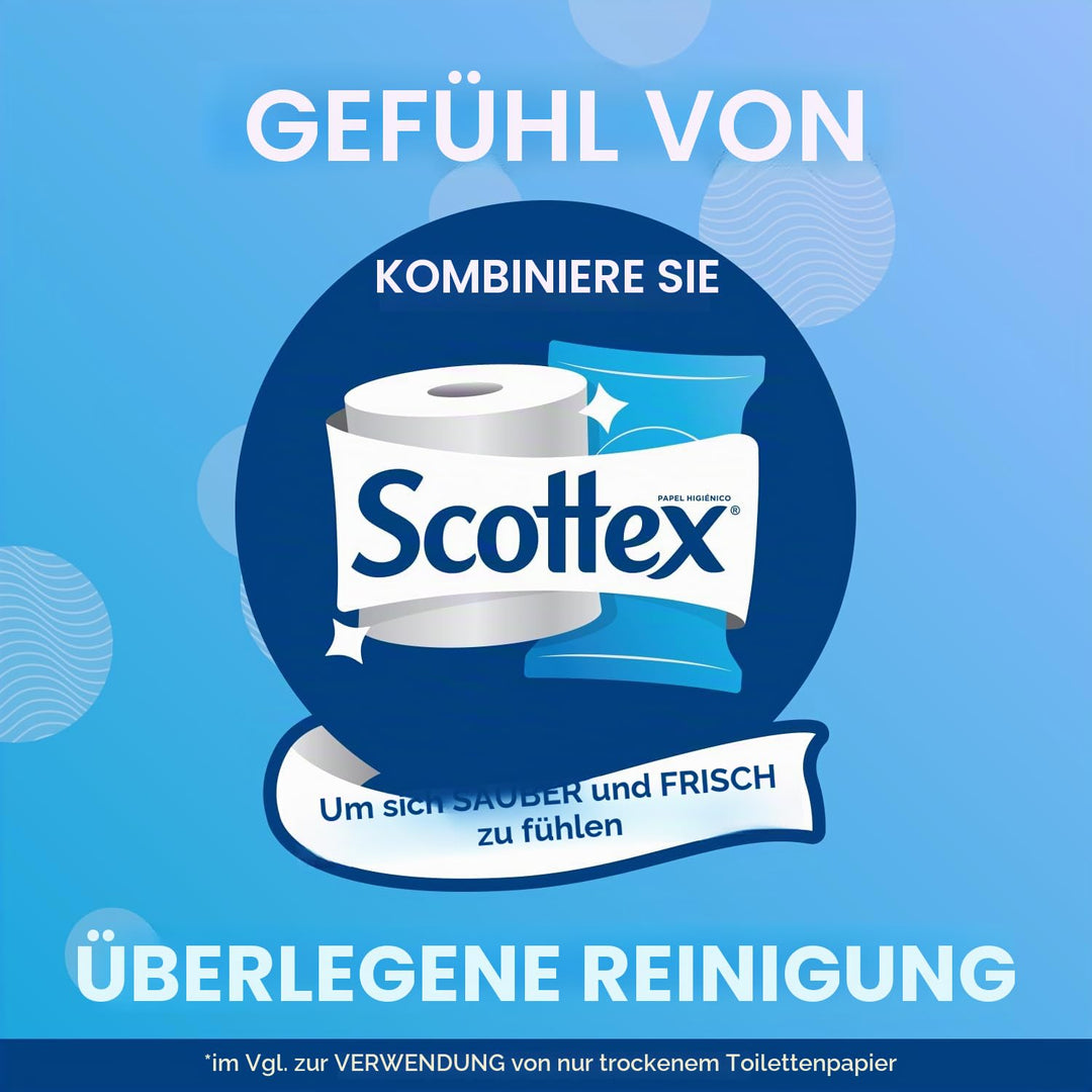 Scottex Gepolstertes Toilettenpapier - 63 Rollen 63 stück (1er Pack), 63 stück (1er Pack)