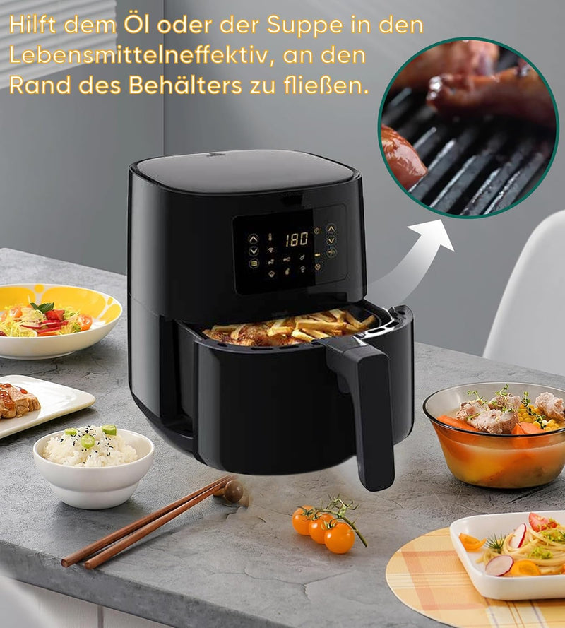 Smlntbu Airfryer Silikonform Kompatibel für Philips Essential 4,1L (HD9252, HD9200, HD9255), 2PCS Si