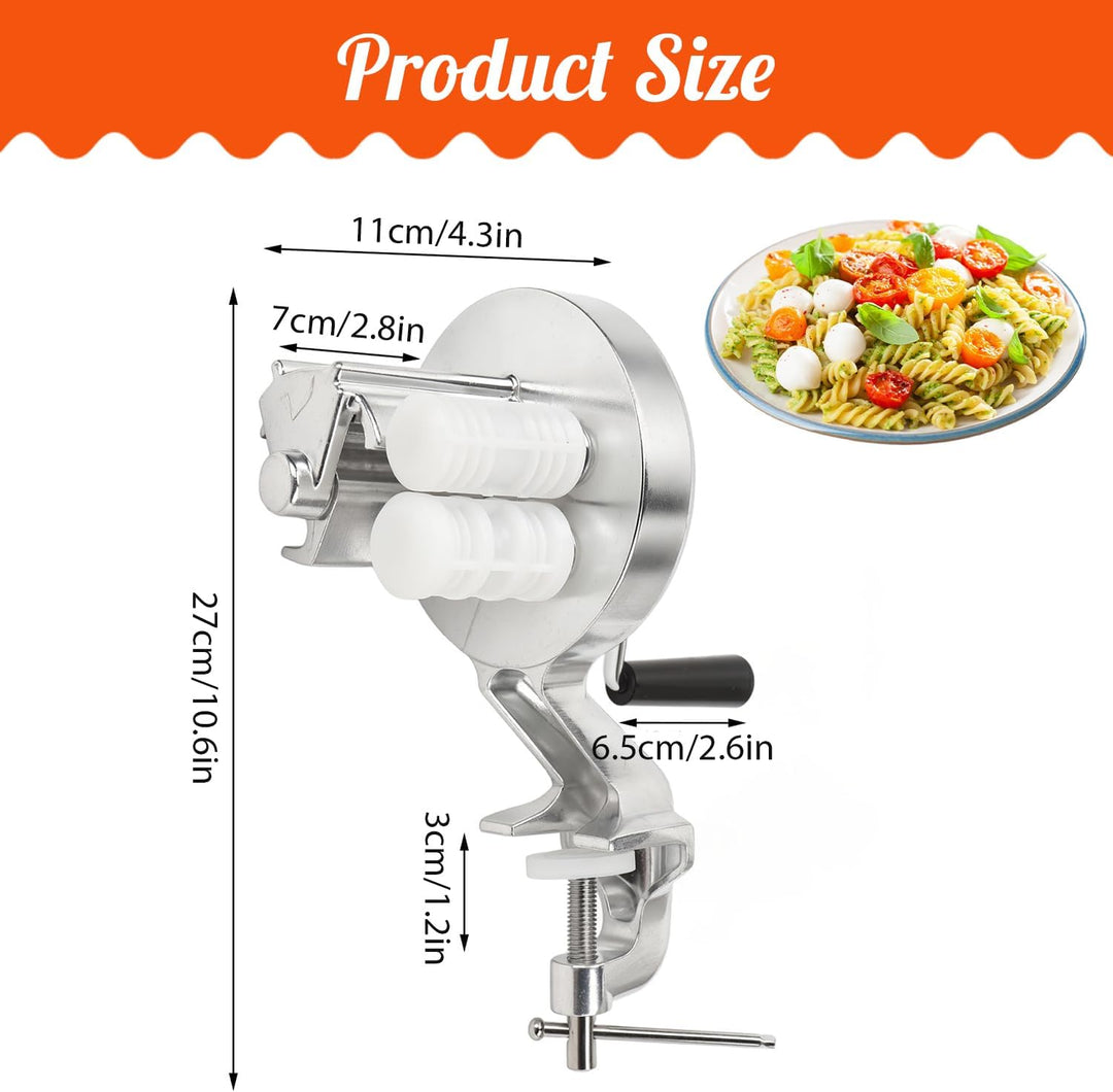 Cavatelli Maker Maschine, Aluminiumlegierung Manuelle Pasta Maschine Nudelmaschine Hand Gnocchi Nude