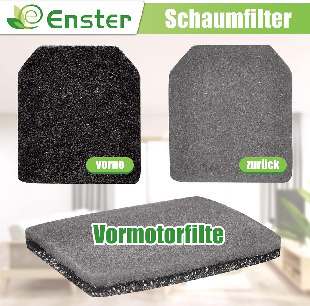 QX7 Filter für AEG 4 Stück Filter Zubehör Set für AEG QX6 QX7 QX8-2 ASKW1 Staubsauger Filterset Ersa