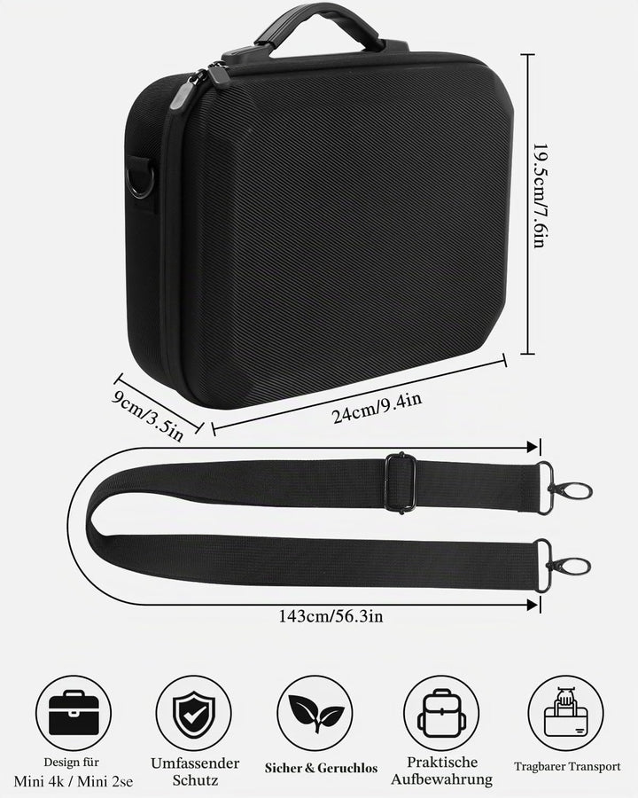 Tasche für DJI Mini 4K/2 SE Drohne, Tragbare Tragetasche für Drohne, RC-N1C Fernsteuerung, Propeller