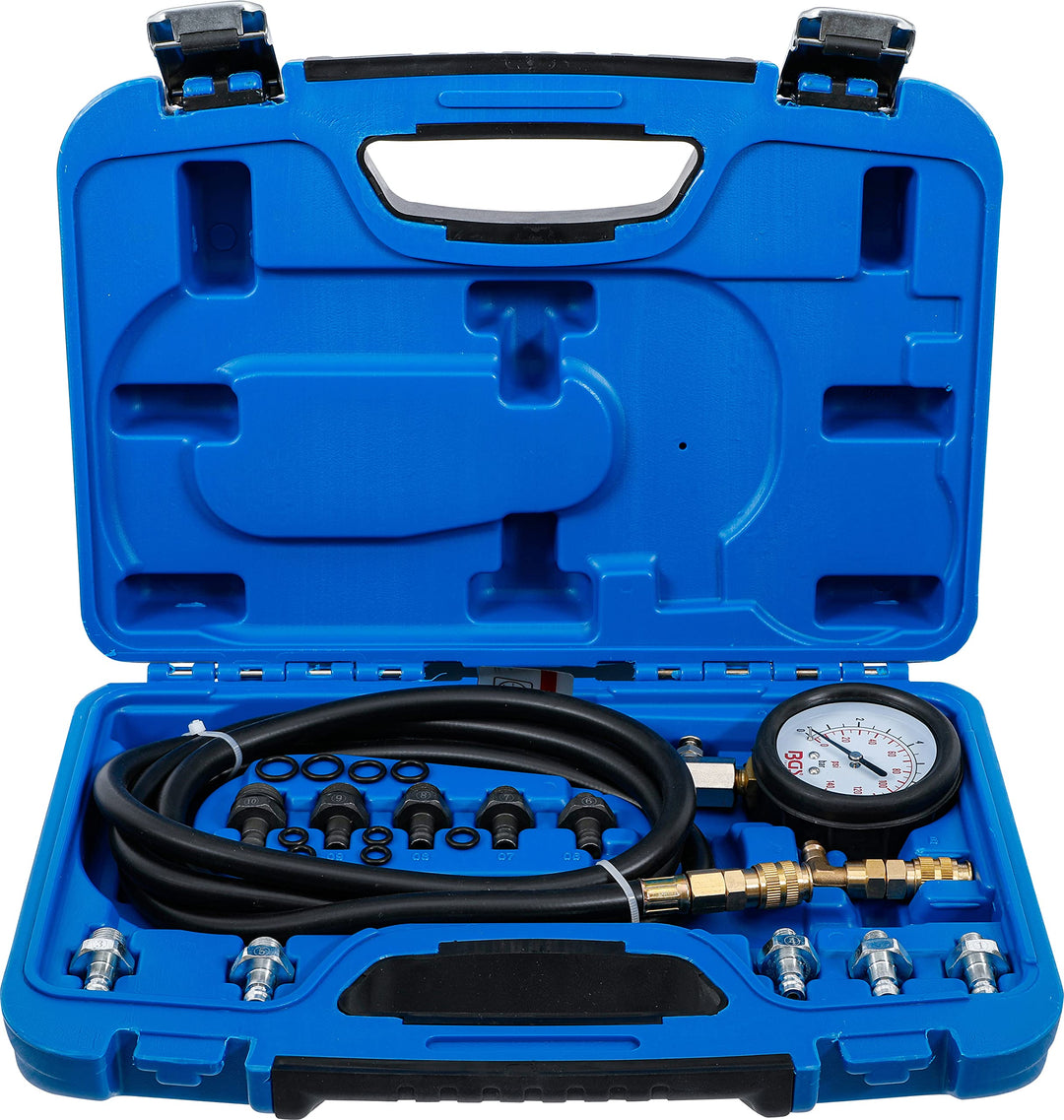 BGS 8007 | Öldrucktester | Öldruckprüfer | Öl-Messgerät | Öldruckmesser | Öldruck-Prüfer | 0 - 10 ba