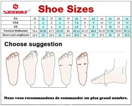 Msport Radfahren Schuhe für Rennrad,Rennradschuhe atmungsaktiv, Fahrradschuhe für Herren/Damen 46 EU
