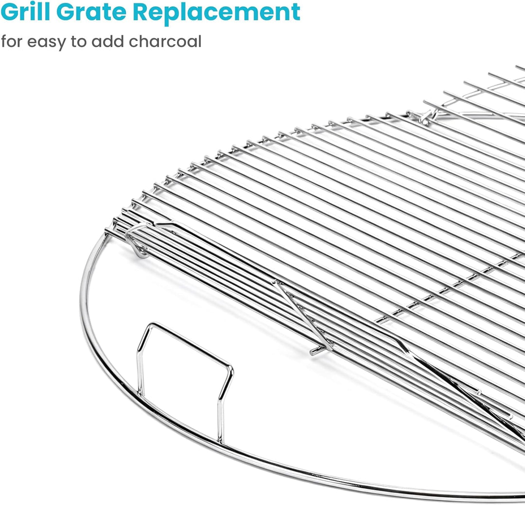 GRISUN Grillrost Rund 54,6 cm klappbar, Ersatz für Weber 57 cm Holzkohlegrill, One-Touch, Performer,