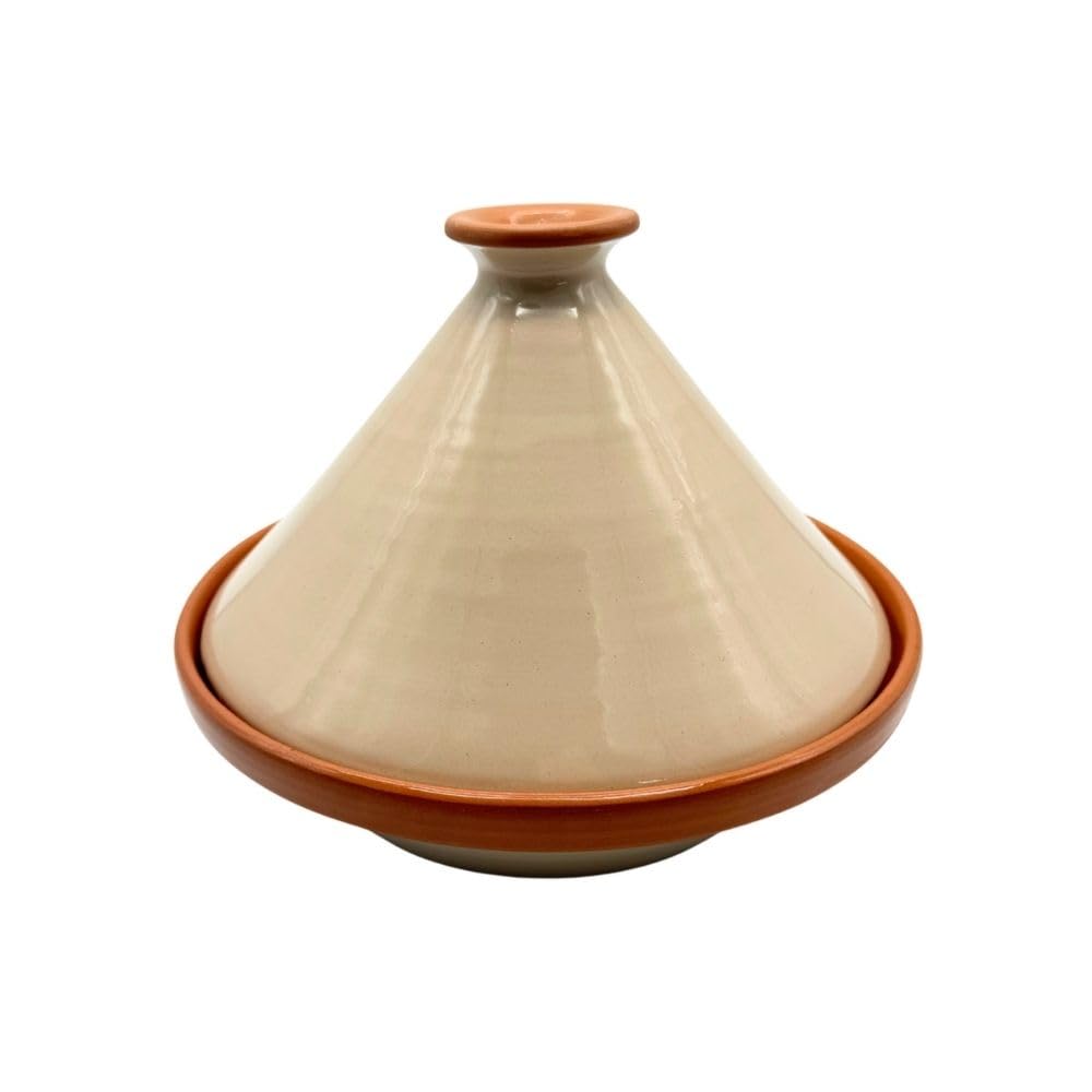 Tajine-Topf | Mehrere Muster und Farben | 25 cm und 30cm Durchmesser | ideal für 1-4 Portionen | Tra