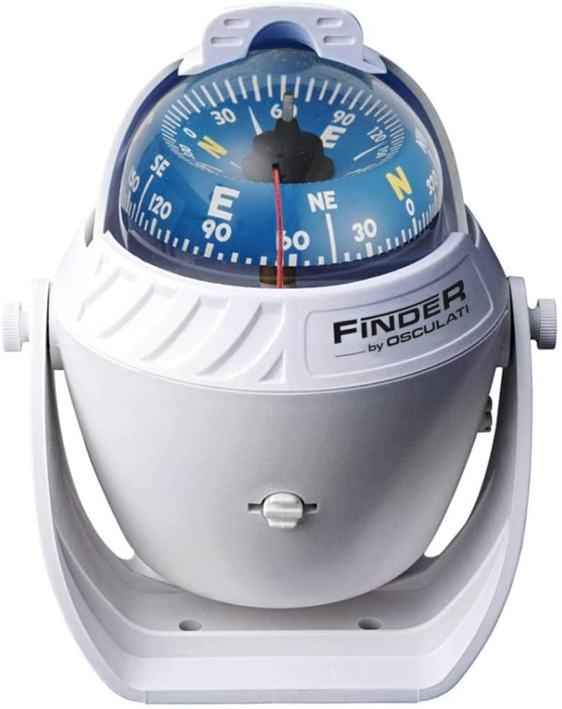 Osculati Finder Kompas 25/8 m. Bügel weiss/blau