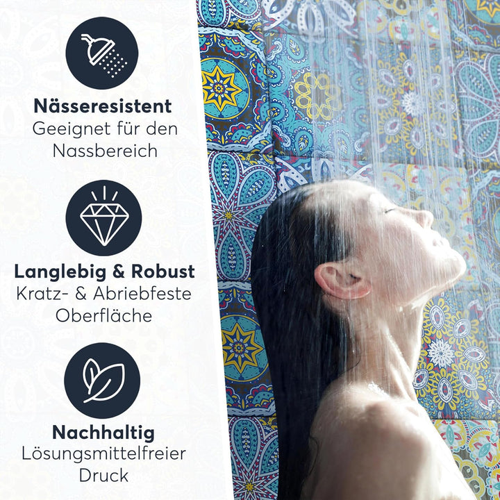 CREATISTO Klebefliesen Stickerfliesen Fliesenfolie - Klebefolie Aufkleber für Wand-Fliesen I Klebefl