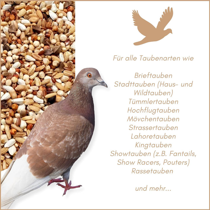 SUPRAVIT Super Diät Taubenfutter 25kg ohne Mais für Tauben während der Reisesaison | Futter für Taub