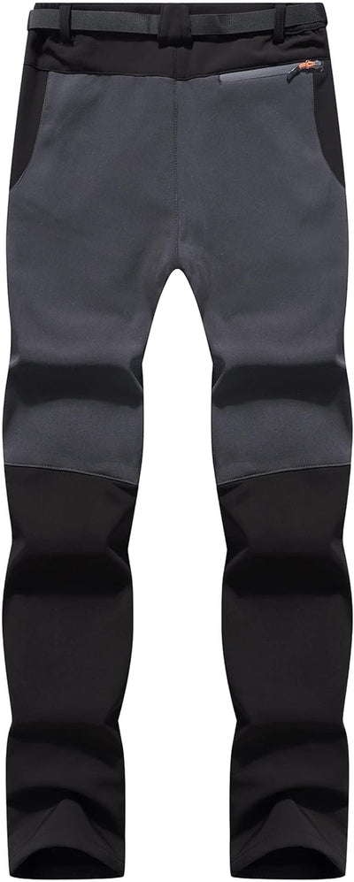 BenBoy Herren Wanderhose Wasserdicht Softshellhose Outdoorhose Winddicht Warm Gefüttert Skihose Snow