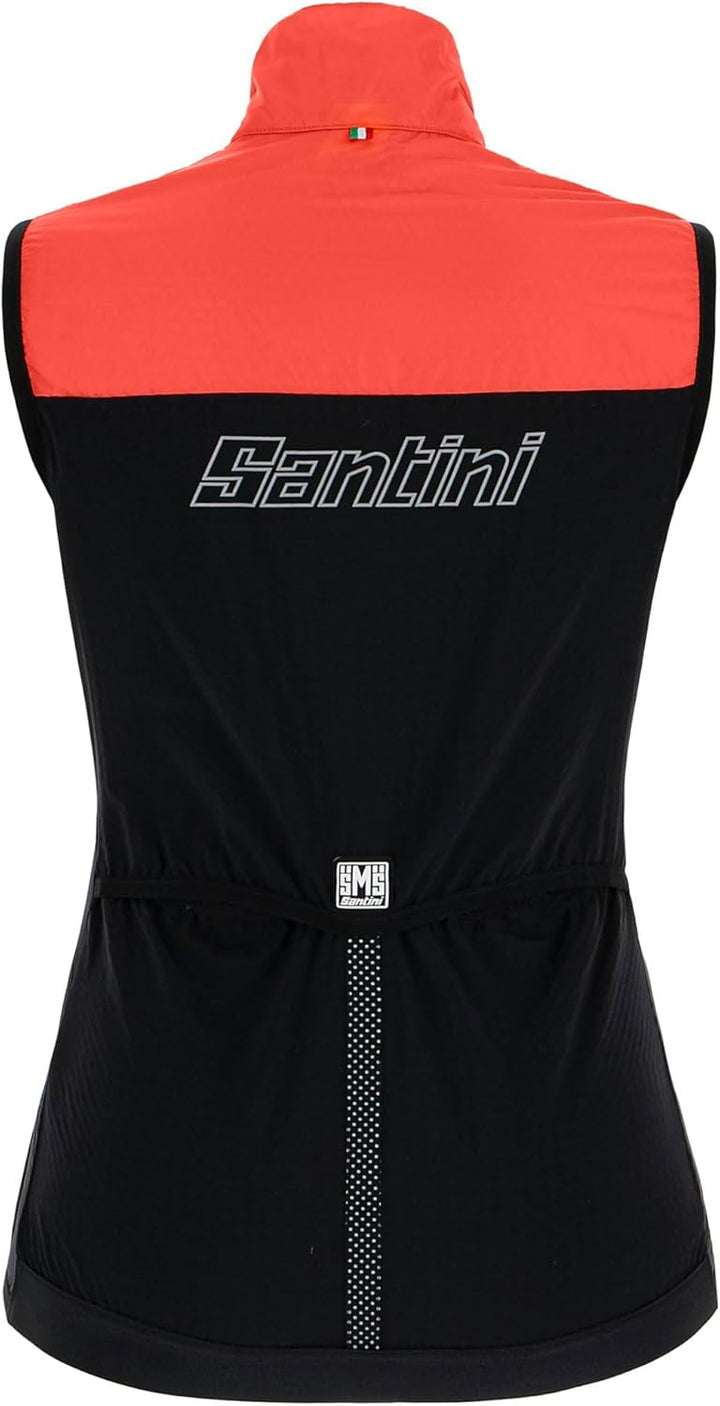 Santini Damen Redux Stamin-Gilet Antivent Weste XL Gn, XL Gn