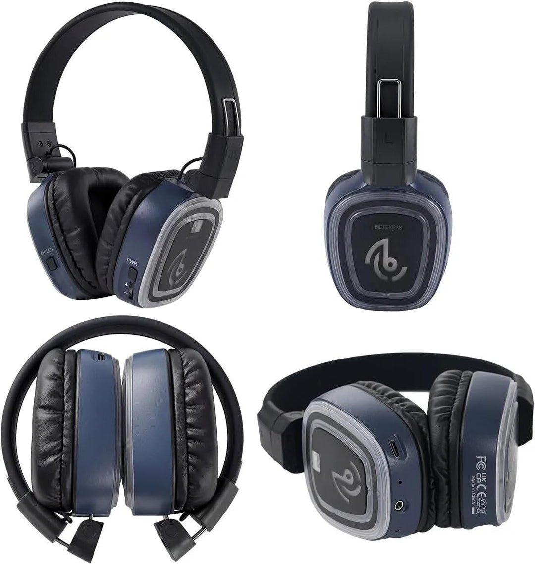 Retekess TA004S Silent-Disco-Kopfhörer, faltbares Design, HiFi-Klang