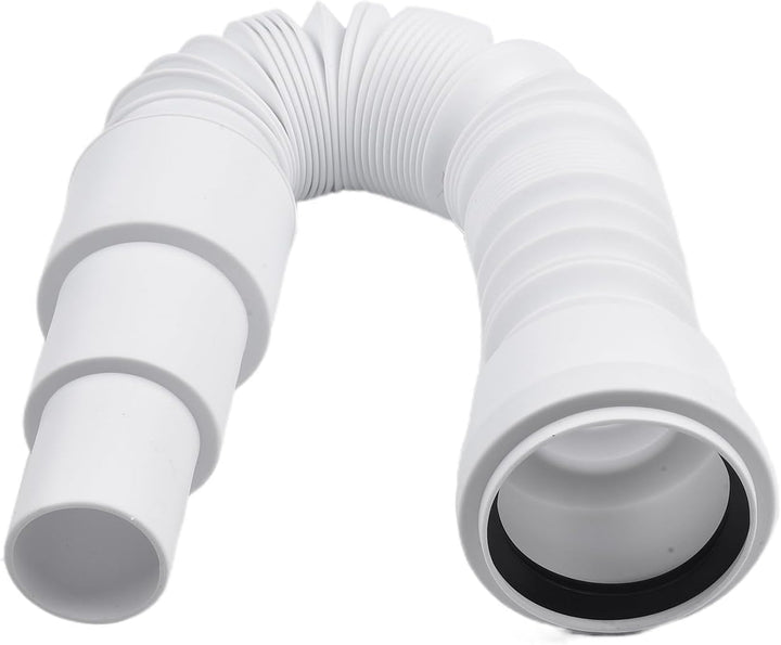 PVC-Abflussrohr, ausziehbar bis zu 1 m Länge, geeignet für Dusche und Badewanne, 50 mm Durchmesser,