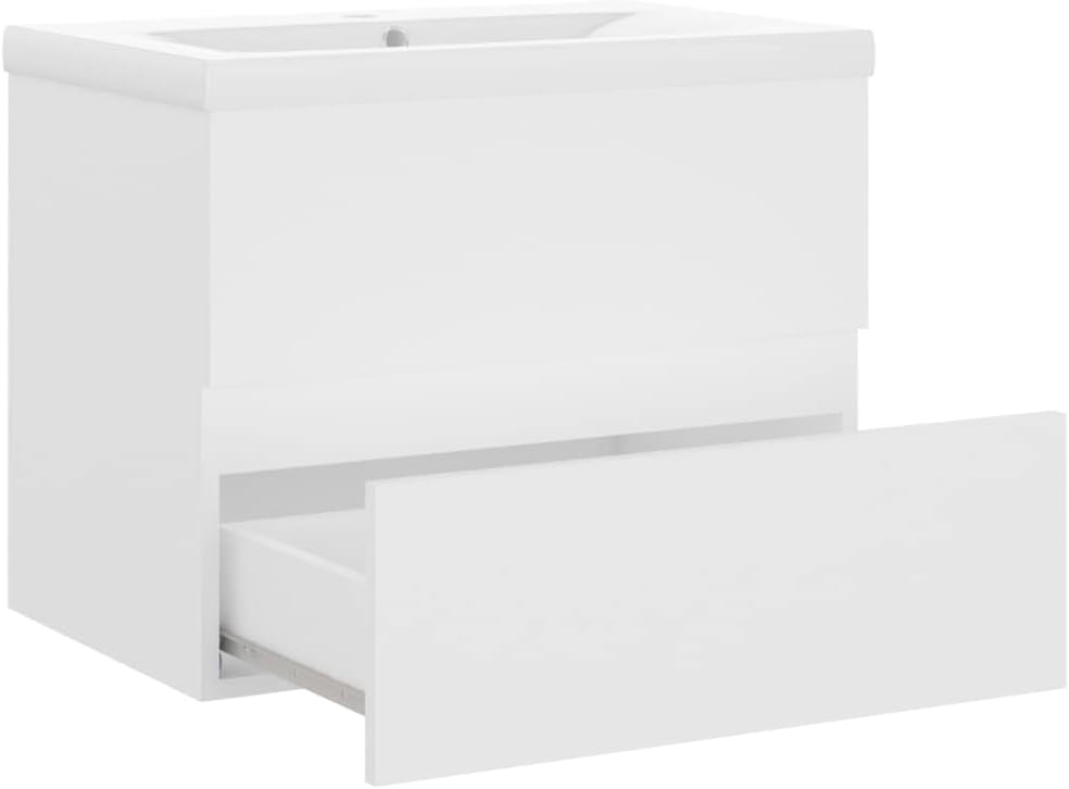 Waschbeckenunterschrank Weiss Einbauwaschbecken BadmöBel Set Mit Waschbecken Unterschrank Waschbecke