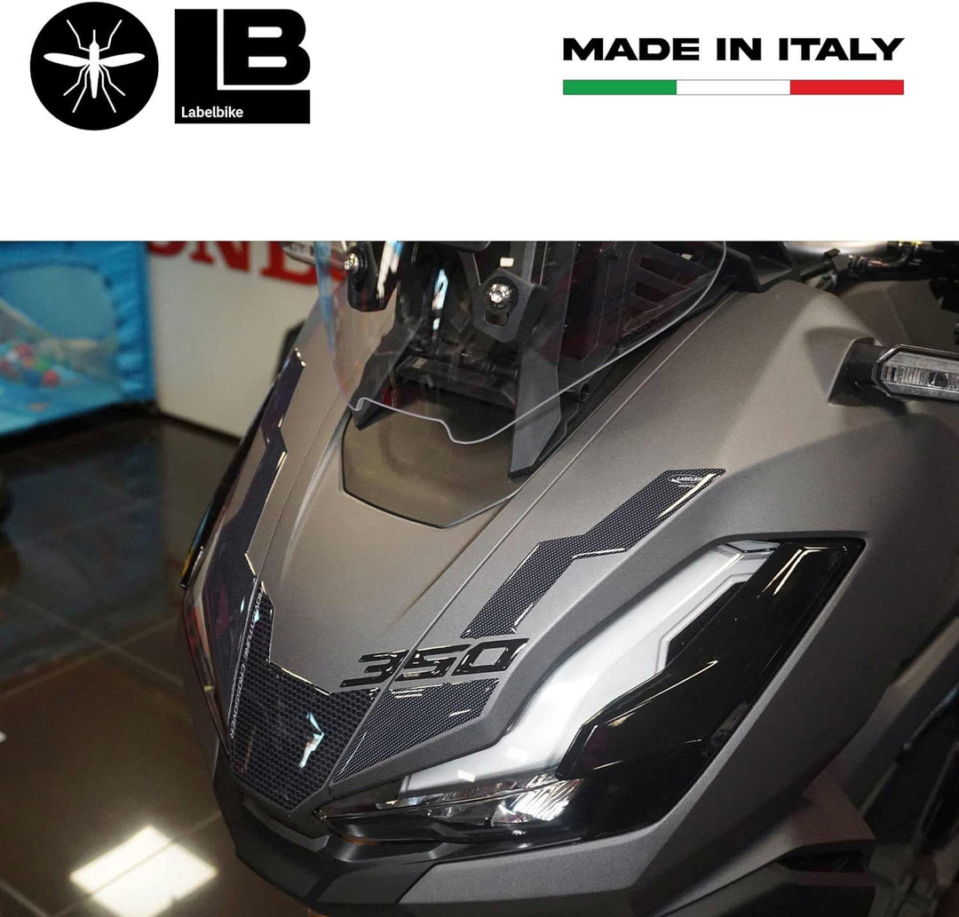 labelbike - 3D Harz Scooter Vorderseiten Aufkleber kompatibel mit Honda ADV350 2022-2023 Vordere Sch