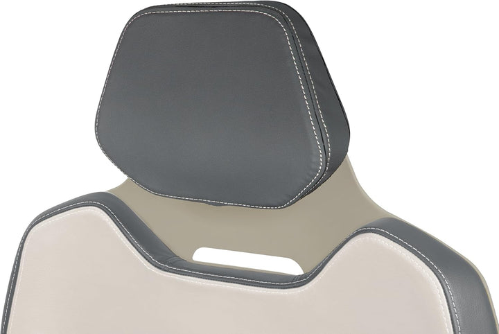 Thermaltake Argent E700 | Premium Gaming Chair | Glacier White & Slate Gray Crayon | Echtleder, Glac
