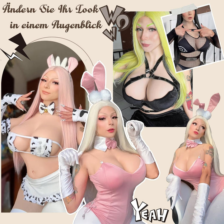 Silikon Brüste Silikon Brustplatte Fake Brüste B-H Cup für Drag Queen Transgender Crossdresser Fleis