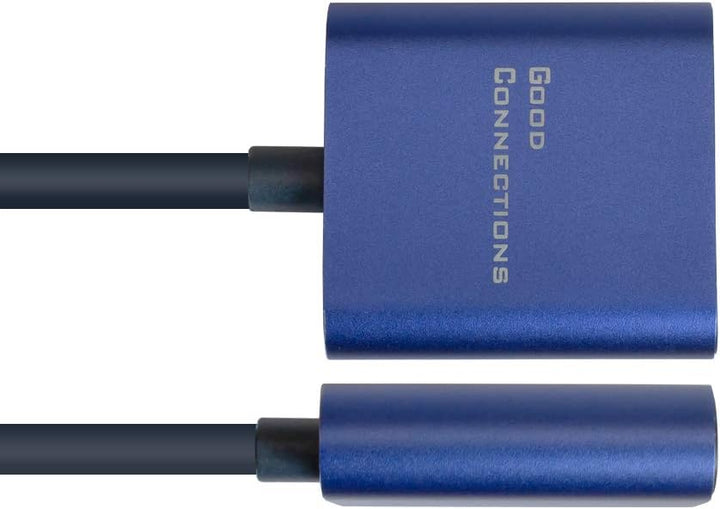 Good Connections® SmartFLEX DisplayPort 1.4 an HDMI 2.0 Adapter - 4K UHD @60Hz RGB / 4:4:4 - KUPFERL
