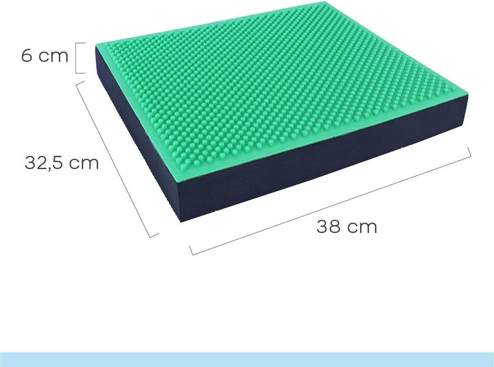 Spiky 2-in-1 Balance Pad - Schwarz/Grün