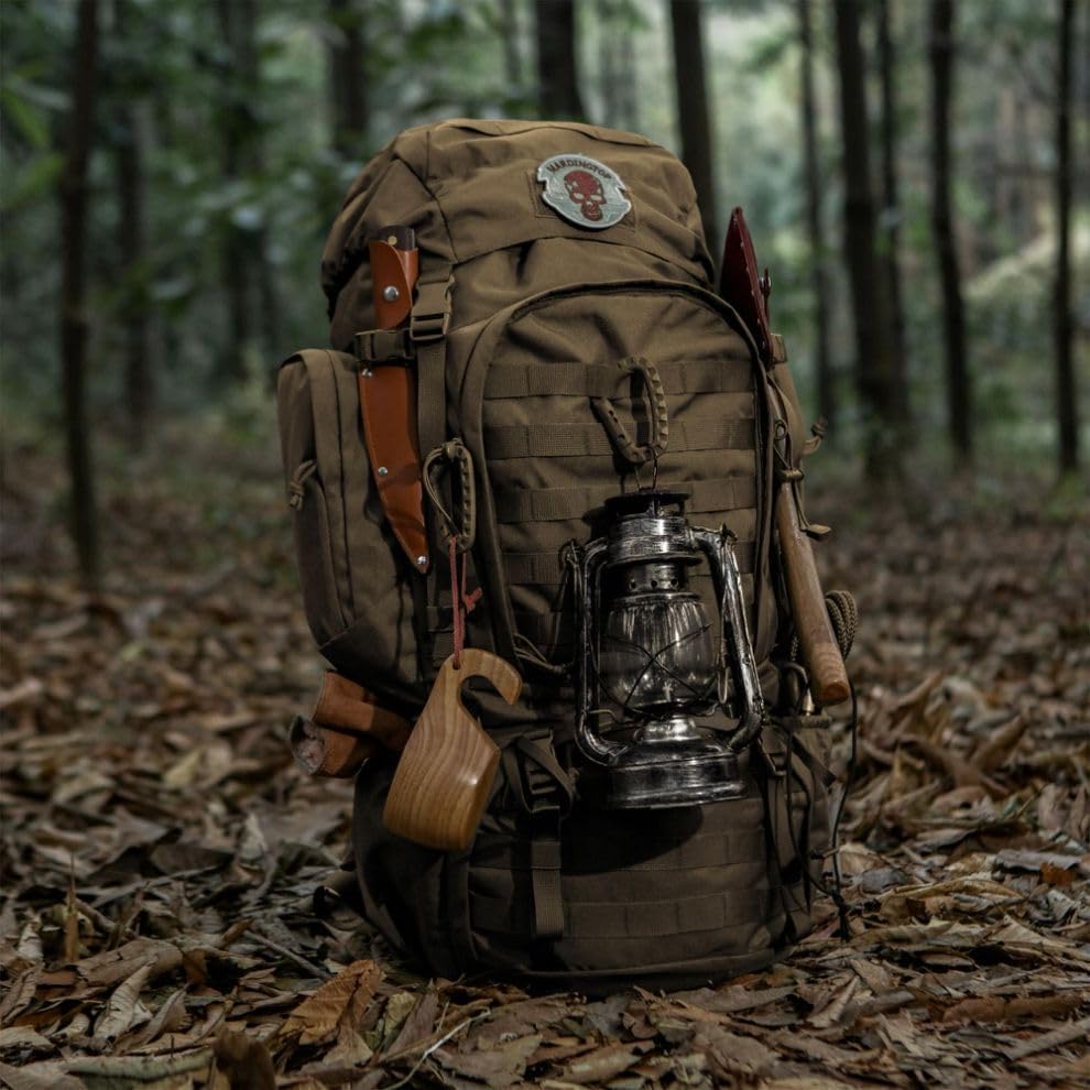Mardingtop 50/60 Liter Erwachsene Taktischer Trekkingrucksacke Rucksack Outdoor Wanderrucksäcke Khak