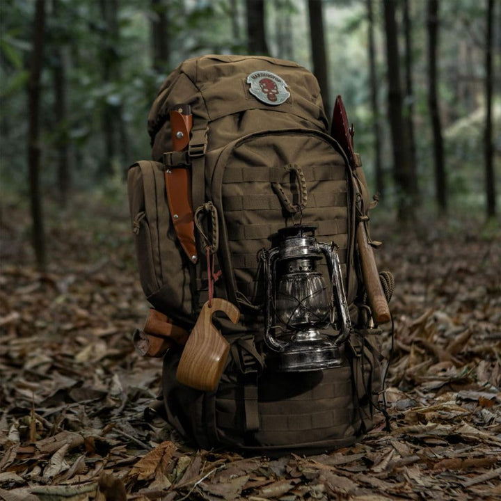 Mardingtop 50/60 Liter Erwachsene Taktischer Trekkingrucksacke Rucksack Outdoor Wanderrucksäcke Khak