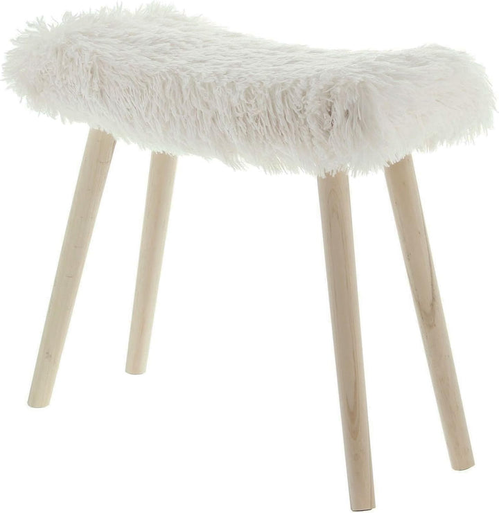 FRANK FLECHTWAREN Hocker Kuschelfell