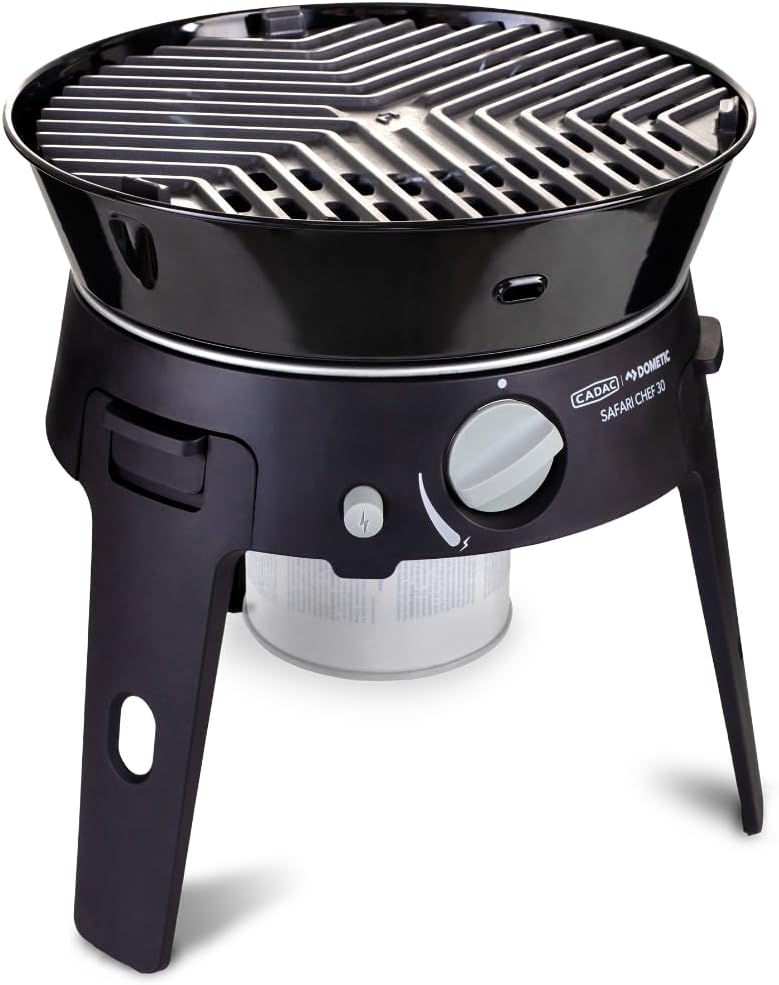 CADAC - Safari Chef 30 HP Combo - Tragbare Grills - GreenGrill-Keramikbeschichtung – inkl. Tragetasc