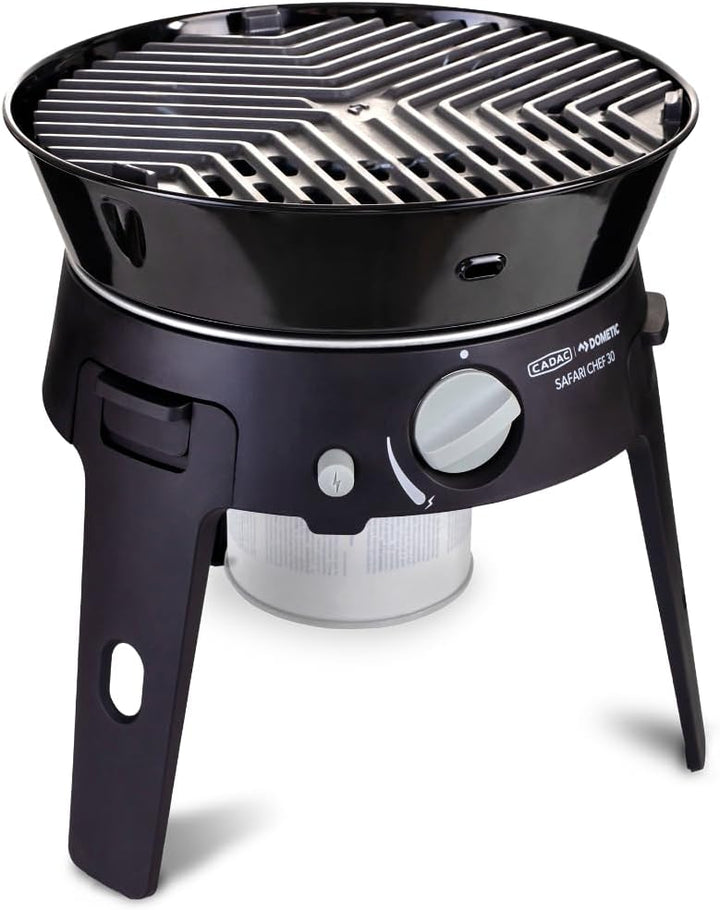 CADAC - Safari Chef 30 HP Combo - Tragbare Grills - GreenGrill-Keramikbeschichtung – inkl. Tragetasc