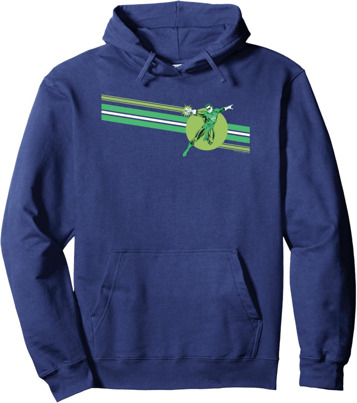 Green Lantern Lantern Stripe Pullover Hoodie