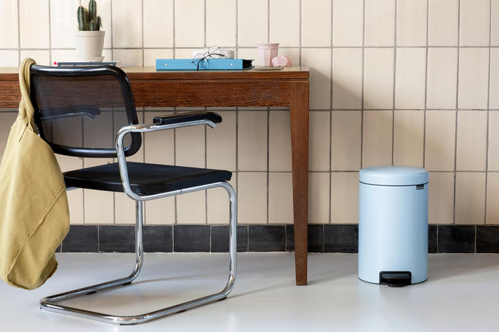 Brabantia - NewIcon Treteimer 12L - Medium Abfalleimer für Küche oder Schlafzimmer - Sanft Schliesse