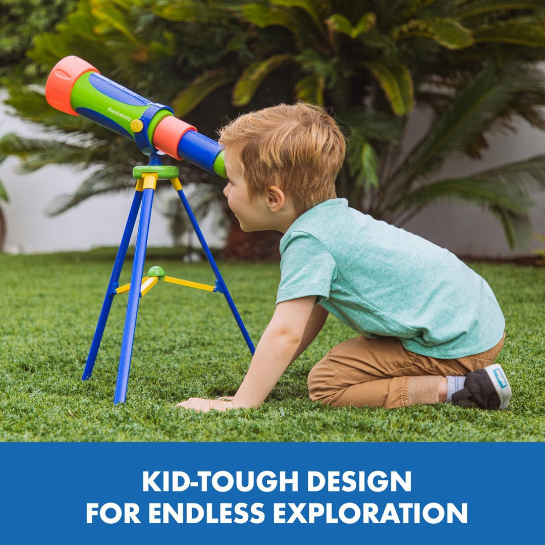 Learning Resources EI-5131 GeoSafari Jr. – Mein erstes Spielzeugteleskop, Mint, Spielzeug-Teleskop f