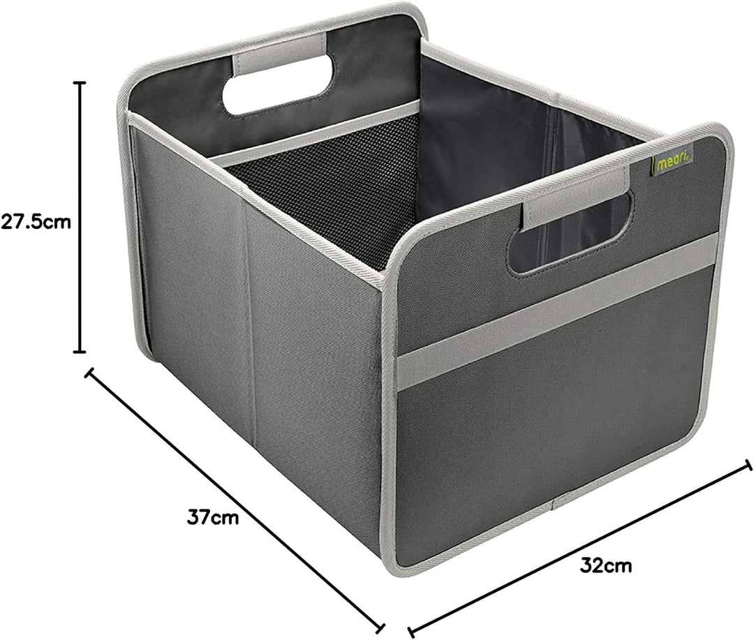 meori Aufbewahrungsbox faltbar Traglast 30 kg - 37cm 32cm 27.5cm Grösse M - Granite Grau Granit Grau
