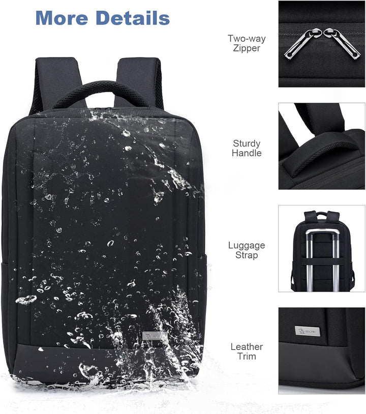 YOODI Reiserucksack Handgepäck Flugzeug 40x30x20 Wizzair Erweiterbarer 15,6 Zoll Laptop Rucksack Rei