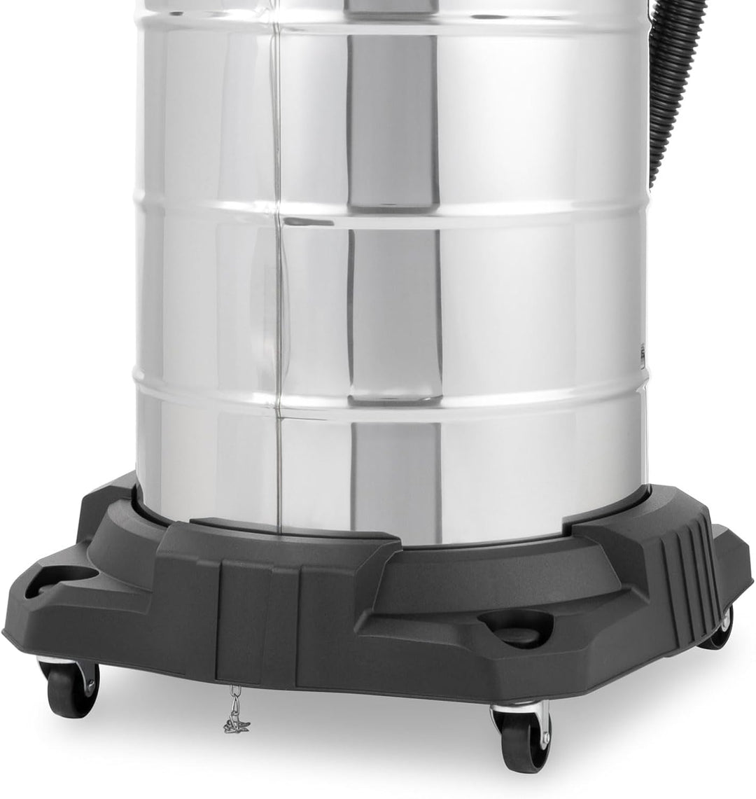 BAUTEC Industriesauger 3.400 W » 80 Liter Edelstahlbehälter » inkl. 10 m Saugschlauch, Düsenset, Hep